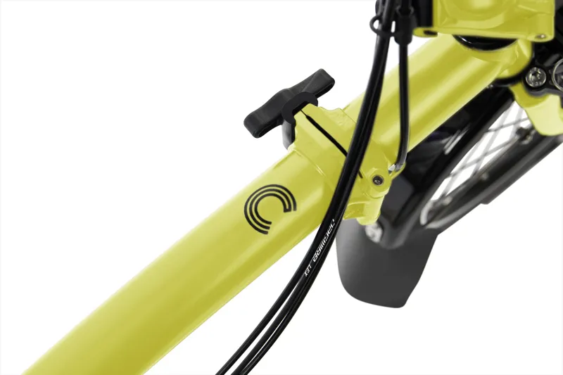 Brompton C Line Explore Folding Bike 2024 in Yuzu Lime-7